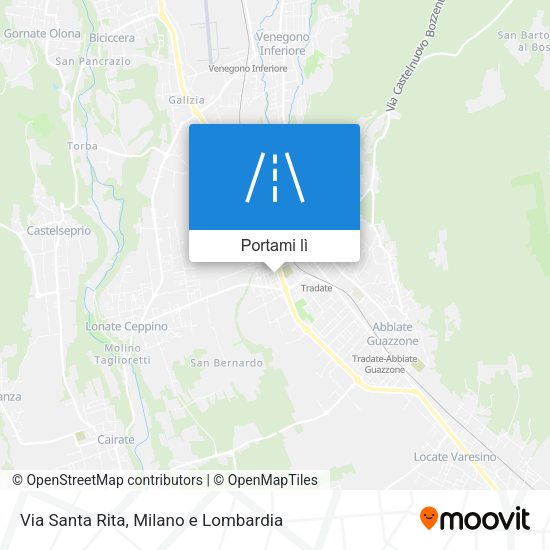Mappa Via Santa Rita