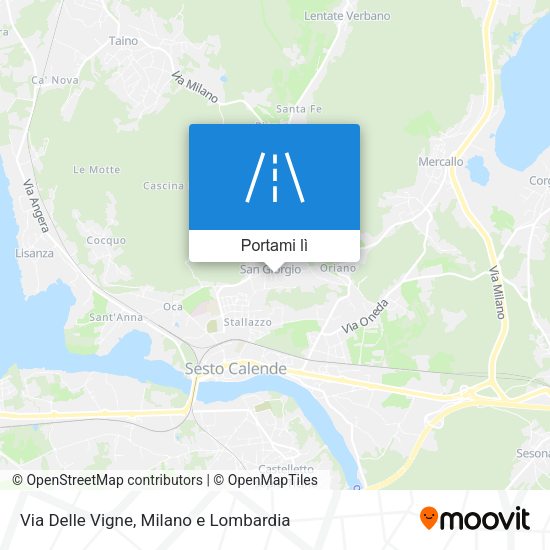 Mappa Via Delle Vigne