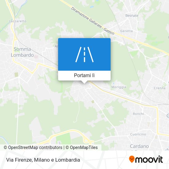 Mappa Via Firenze