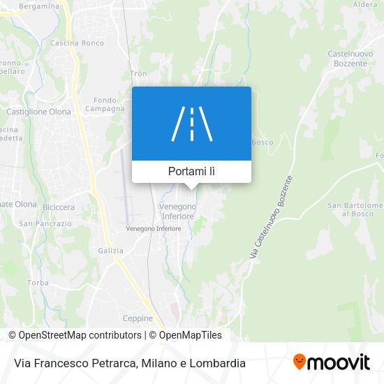 Mappa Via Francesco Petrarca