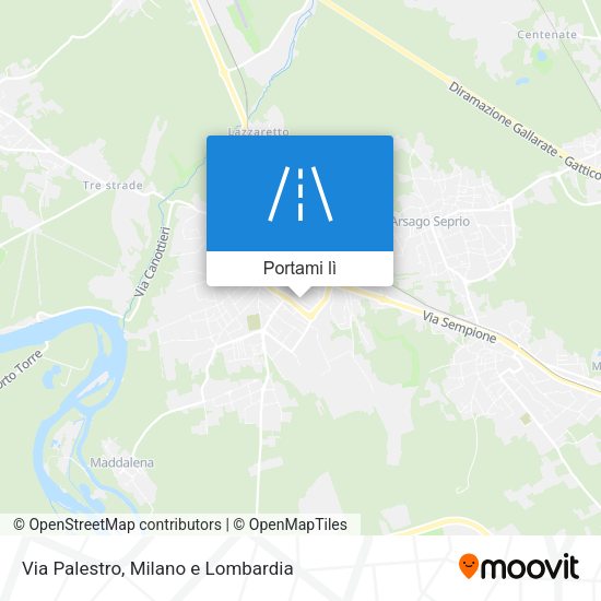 Mappa Via Palestro