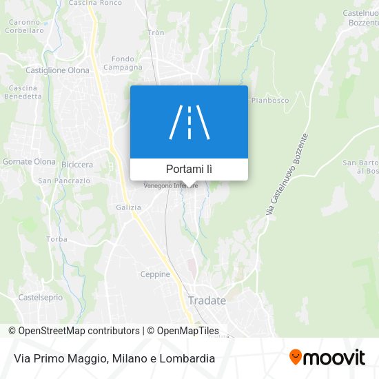 Mappa Via Primo Maggio