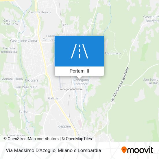 Mappa Via Massimo D'Azeglio