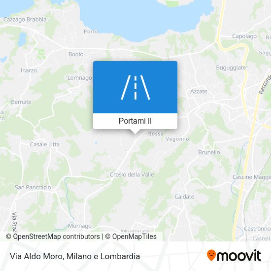 Mappa Via Aldo Moro