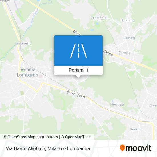 Mappa Via Dante Alighieri