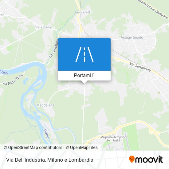 Mappa Via Dell'Industria