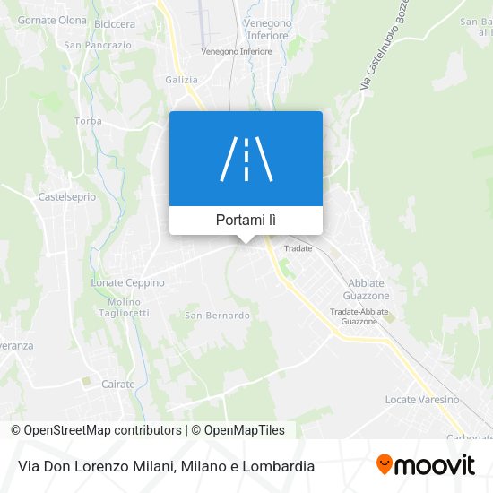 Mappa Via Don Lorenzo Milani