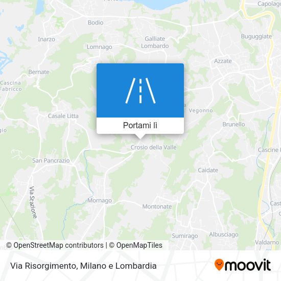 Mappa Via Risorgimento