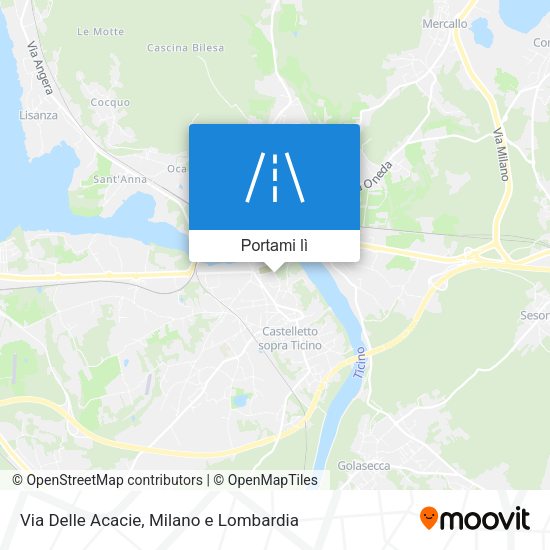 Mappa Via Delle Acacie