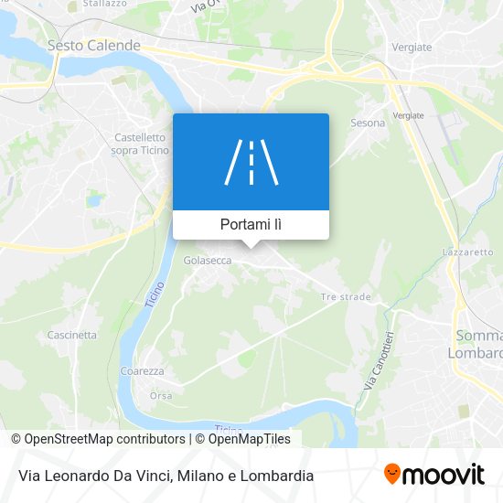 Mappa Via Leonardo Da Vinci