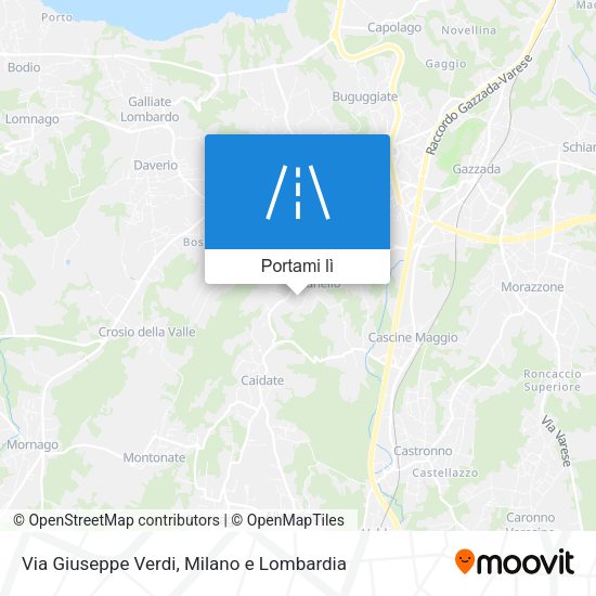 Mappa Via Giuseppe Verdi