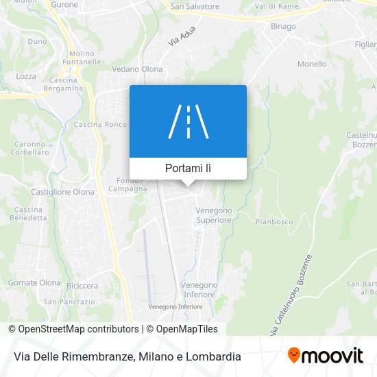 Mappa Via Delle Rimembranze