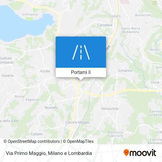 Mappa Via Primo Maggio