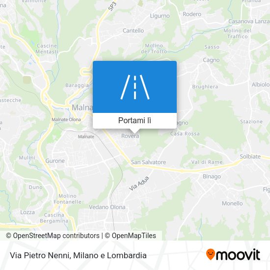 Mappa Via Pietro Nenni