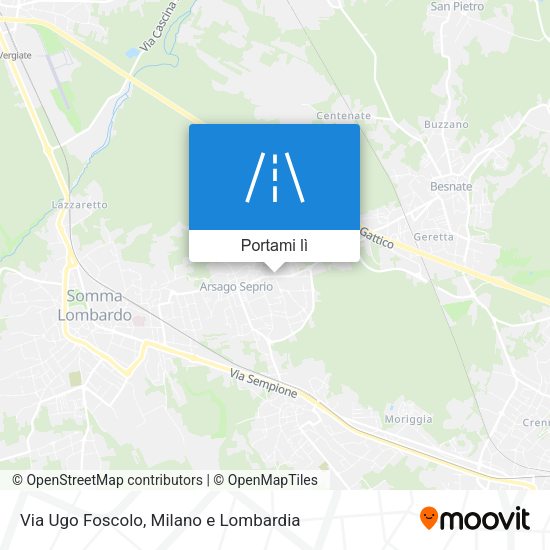 Mappa Via Ugo Foscolo