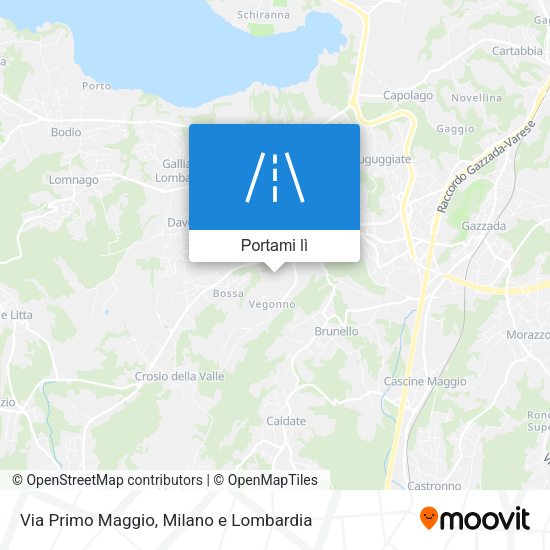 Mappa Via Primo Maggio