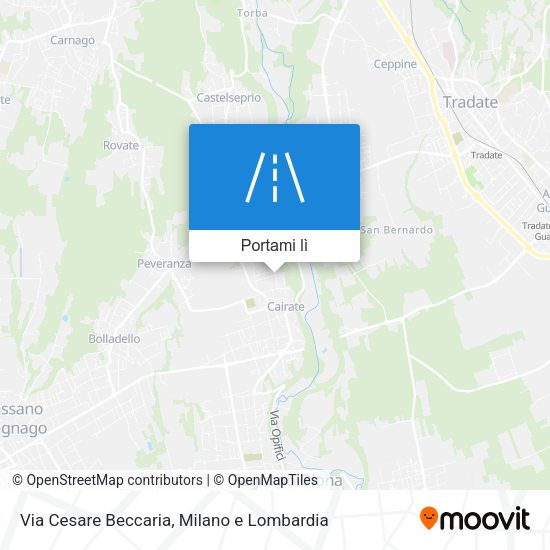 Mappa Via Cesare Beccaria