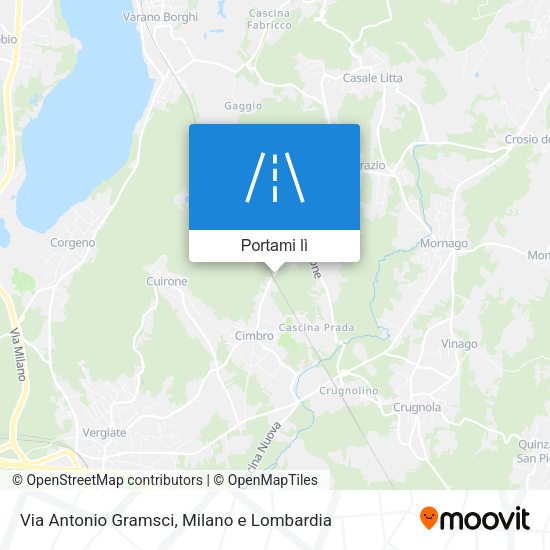 Mappa Via Antonio Gramsci