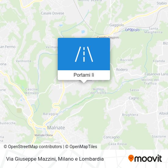 Mappa Via Giuseppe Mazzini