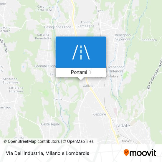 Mappa Via Dell'Industria