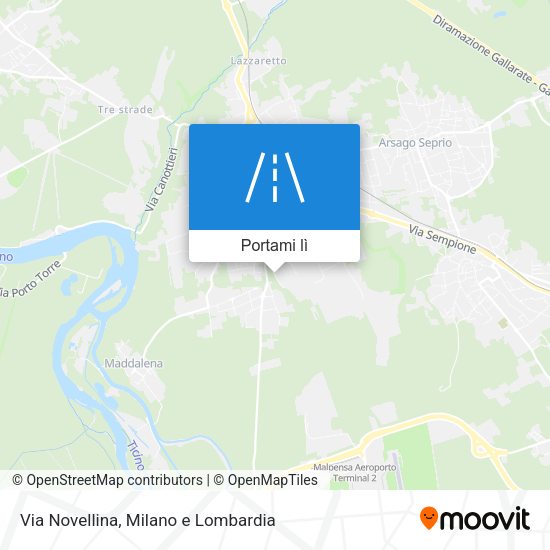 Mappa Via Novellina