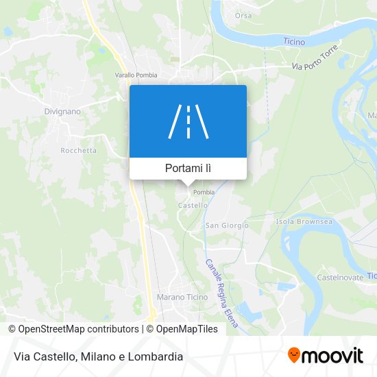 Mappa Via Castello