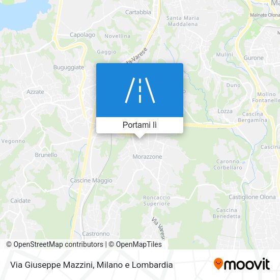Mappa Via Giuseppe Mazzini