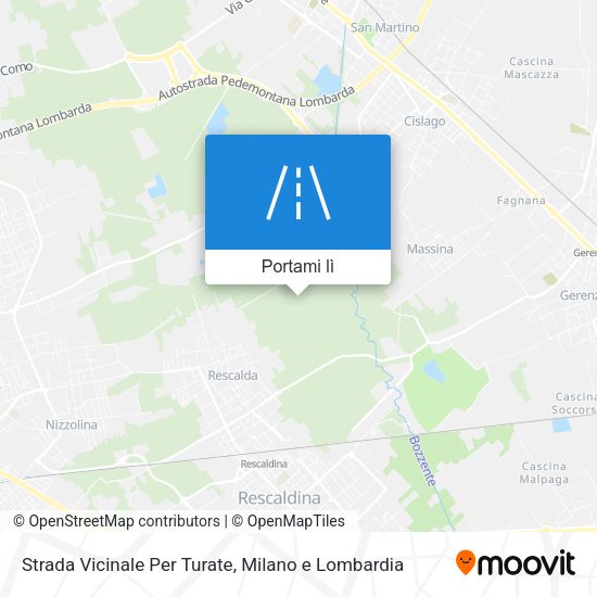 Mappa Strada Vicinale Per Turate