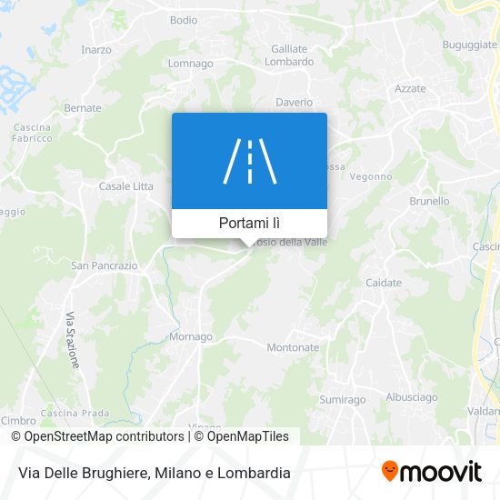 Mappa Via Delle Brughiere