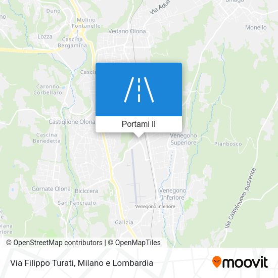 Mappa Via Filippo Turati