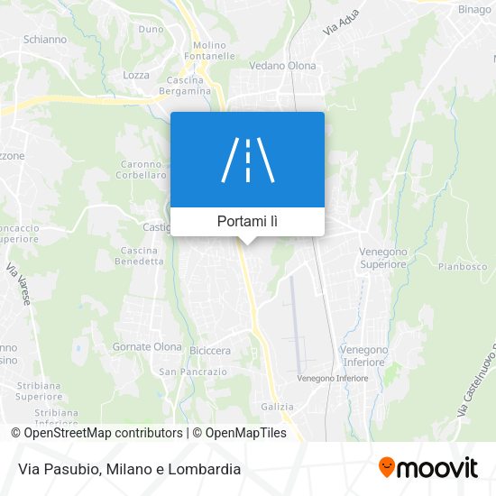 Mappa Via Pasubio