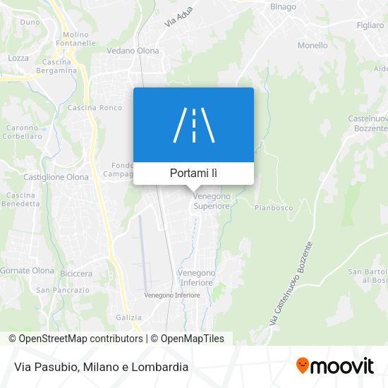 Mappa Via Pasubio