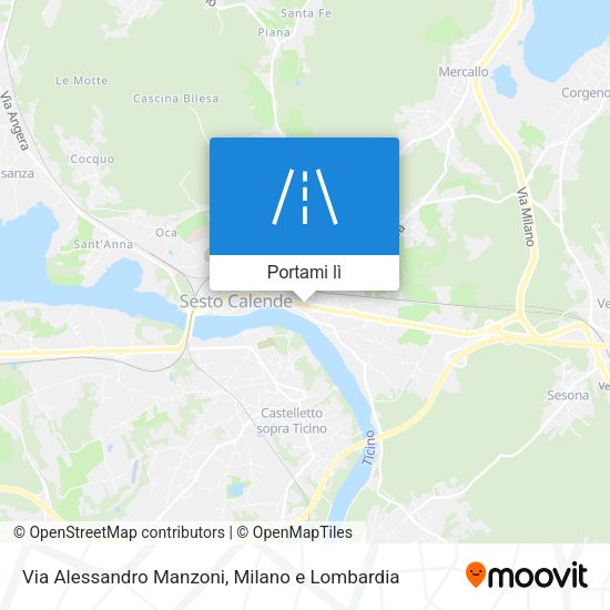 Mappa Via Alessandro Manzoni