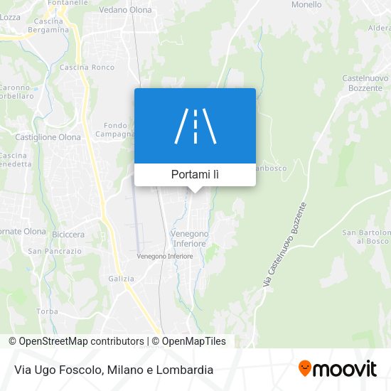 Mappa Via Ugo Foscolo