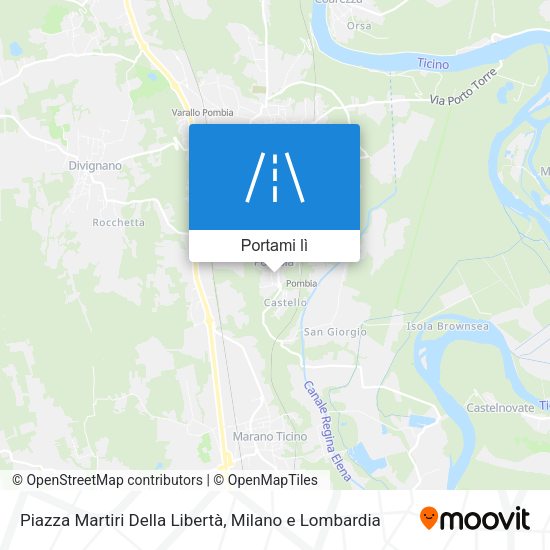 Mappa Piazza Martiri Della Libertà