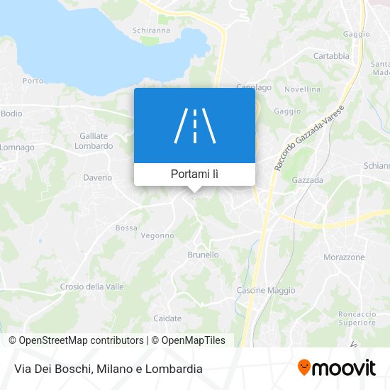 Mappa Via Dei Boschi