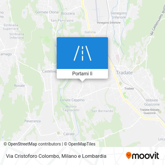 Mappa Via Cristoforo Colombo