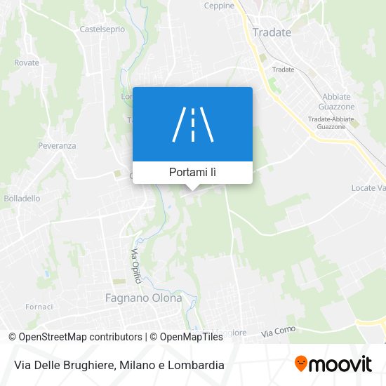 Mappa Via Delle Brughiere