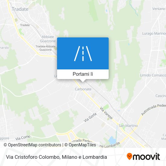Mappa Via Cristoforo Colombo