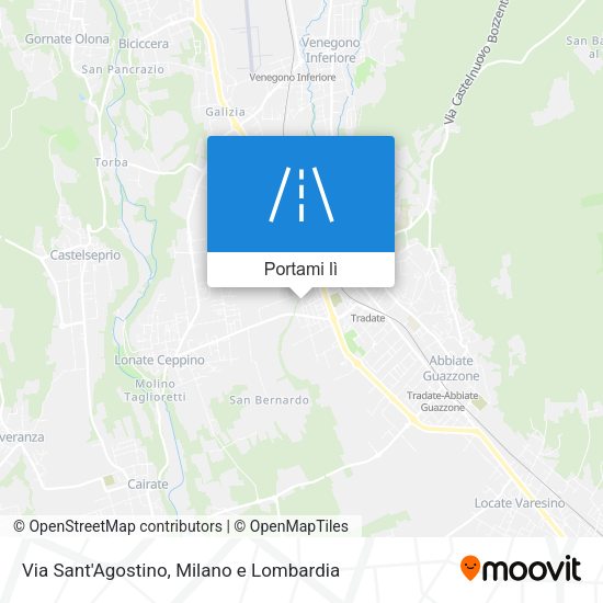 Mappa Via Sant'Agostino