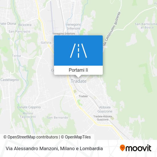 Mappa Via Alessandro Manzoni