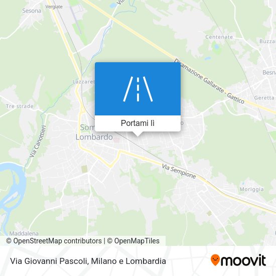 Mappa Via Giovanni Pascoli