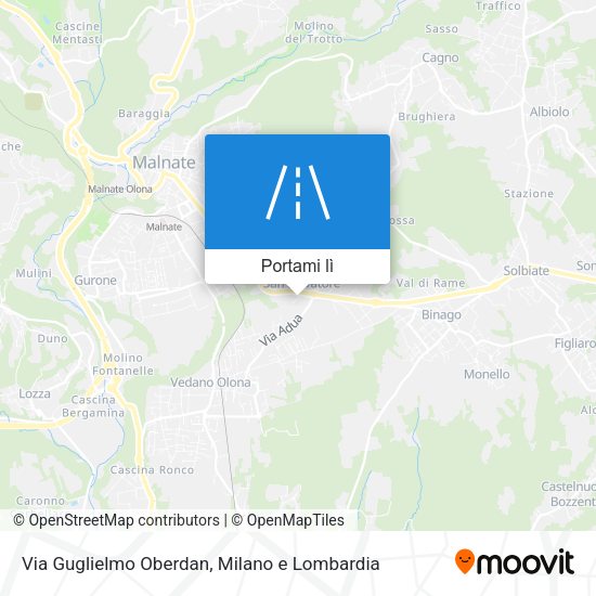 Mappa Via Guglielmo Oberdan