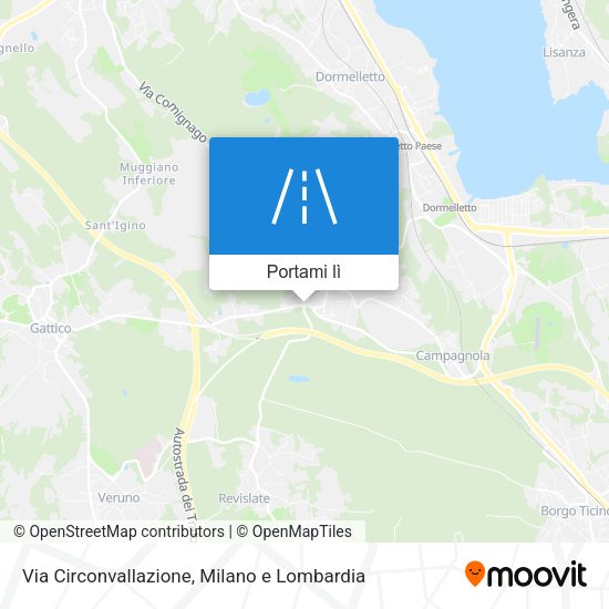 Mappa Via Circonvallazione