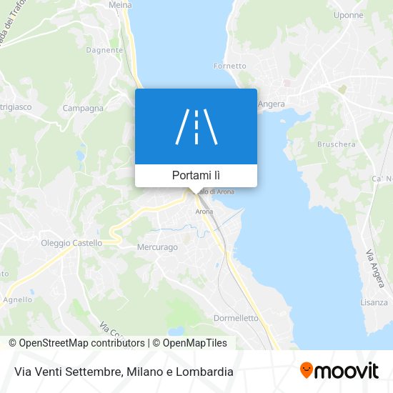 Mappa Via Venti Settembre