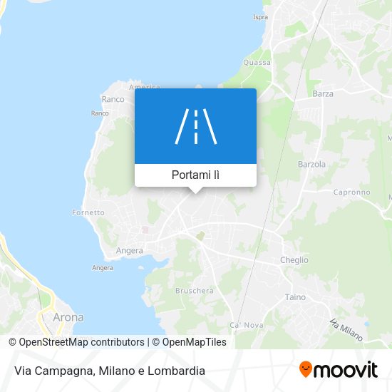 Mappa Via Campagna