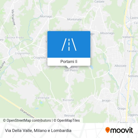 Mappa Via Della Valle