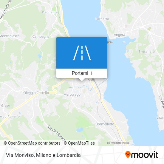 Mappa Via Monviso