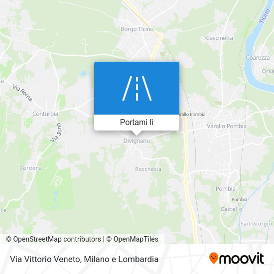 Mappa Via Vittorio Veneto