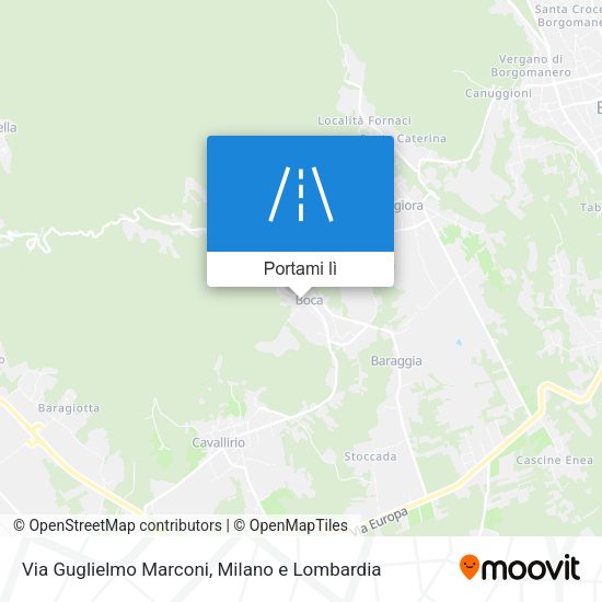 Mappa Via Guglielmo Marconi